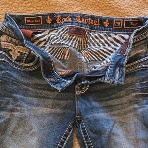Rock Revival Distressed Denim Jeans